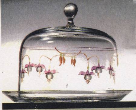 Monet Cheese Dish & Lid