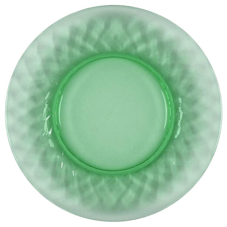 15028 Green Diamond Optic 7" Salad Plate