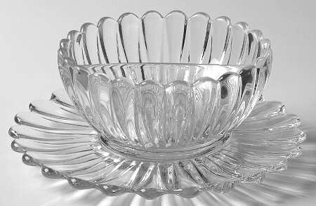 Charleston Divided Mayonnaise and Underplate, No Ladles