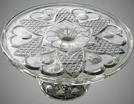 Heart with Thumbprint Cake Stand