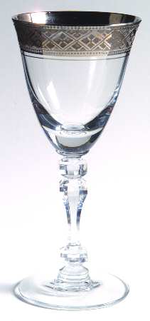 Evening Reflections Platinuim Wine Glass