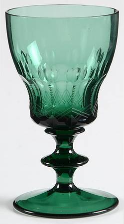Concord Green Wine Glass