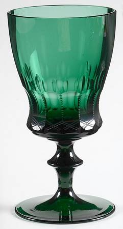 Concord Green Water Goblet