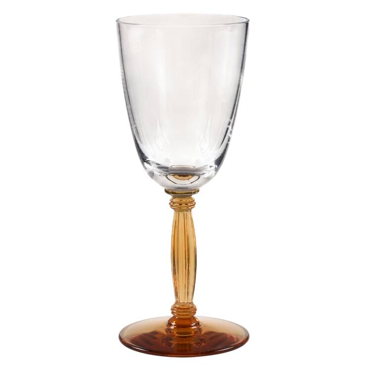 15079 Amber Wine Glass