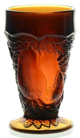Sweet Pear-Dark Amber (Burnt Honey) 9 Oz Footed Tumbler