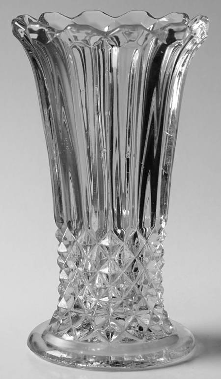 Betsy Ross Clear 6" Flower Vase