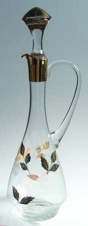 TOY6 Round Decanter with Handle & Stopper