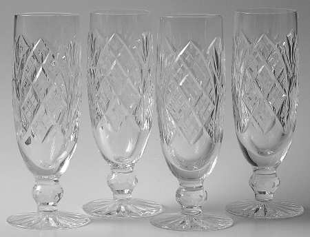 Cathedral Classic Fluted Champagne - Set of 4