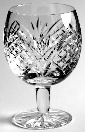 Dove Hill (Oval Cuts Stem) Brandy Glass
