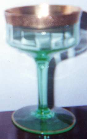 Rambler Rose Green (Stem 14188) Champagne/Tall Sherbet