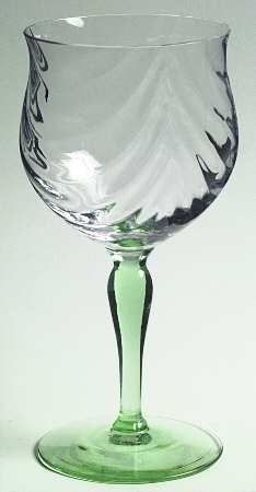 14199 Green Festoon Optic by Tiffin-Franciscan
