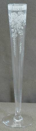 Melrose Clear (Stem 13633, No Trim) 8" Bud Vase
