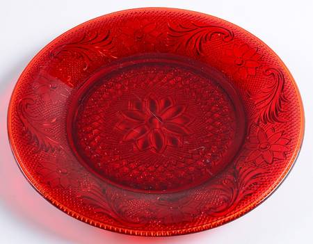 Sandwich Ruby Luncheon Plate