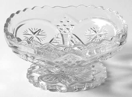 Ornate Star Footed Dessert
