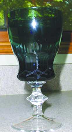 Concord (Green & Clear) Water Goblet