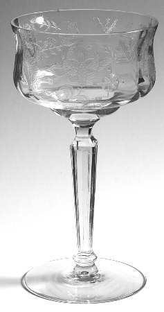 La Salle Clear Champagne/Tall Sherbet