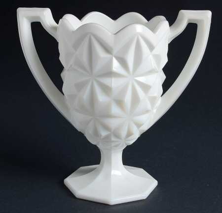 Williamsburg Milk Glass Celery Vase