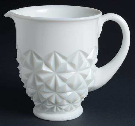 Williamsburg Milk Glass 32 Oz Pitcher