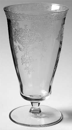 Minton Clear (Stem 15042, Diana Etch) by Tiffin-Franciscan