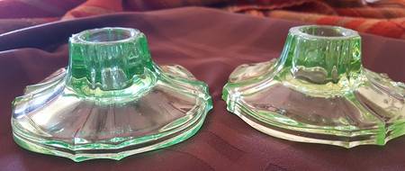 310 Green (Reflex Green) Single Light Candlestick