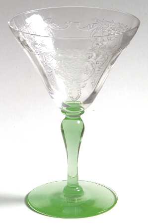 Arcadian Green Champagne/Tall Sherbet