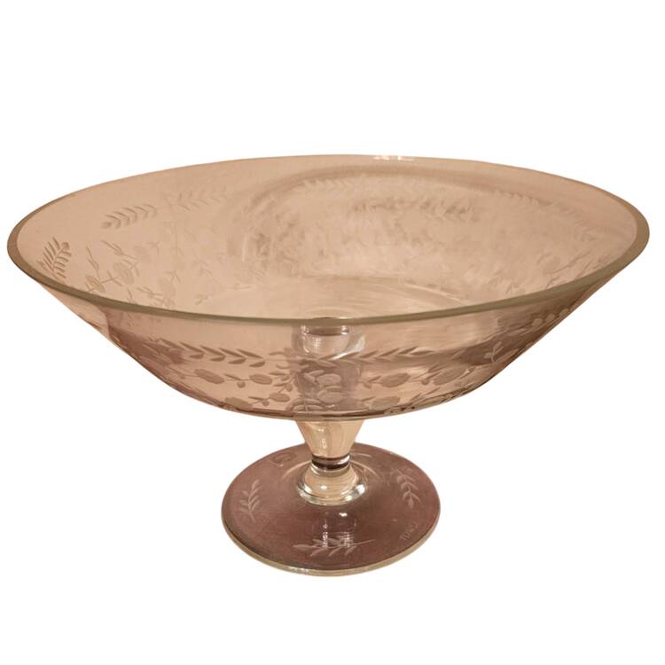 Rambler Rose 10" Footed Bowl