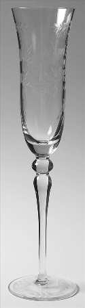 Rambler Rose Fluted Champagne