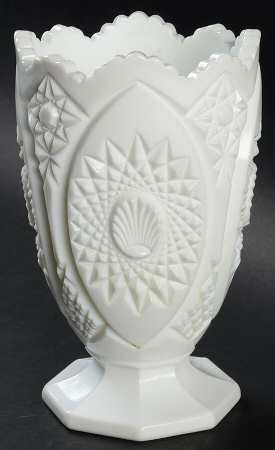 Homestead Milk Glass 6" Flower Vase