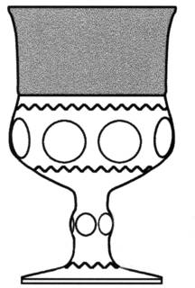 King's Crown-Ruby Flashed (Top &amp; Bottom) by Tiffin-Franciscan