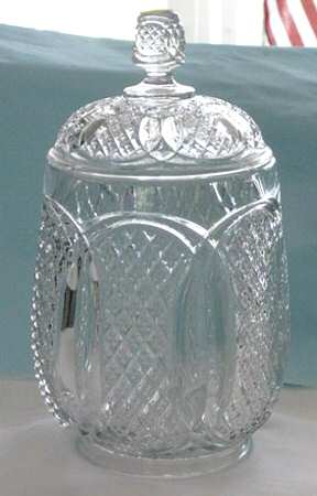 Harvard Yard-Clear Cracker Jar & Lid