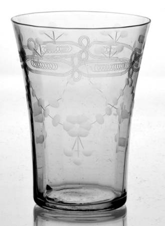 0126-1 8 Oz Flat Tumbler by Tiffin-Franciscan