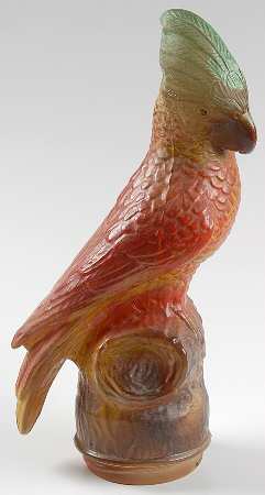 Lamps Red Body Parrot Lamp Globe Only