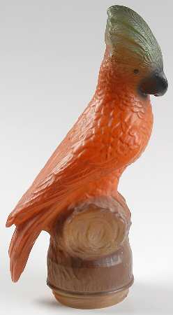 Lamps Orange Body Parrot Globe Only