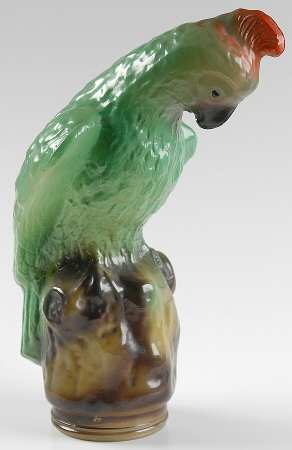 Lamps Large Parrot Lamp W/Lt Green Body-Globe Only
