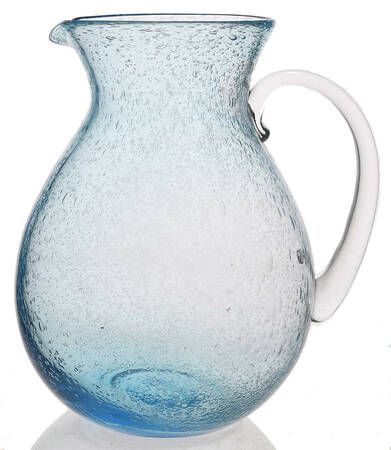 Bubble Glass (Colors) 96 Oz Aqua Pitcher
