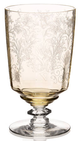 Cordelia Mandarin Yellow 8 Oz Footed Tumbler