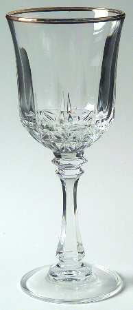 Brighton Gold Wine Glass