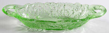 Sweet Pear Green (Emerald) Pickle Dish