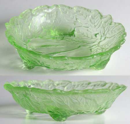 Sweet Pear Green (Emerald) 6" Nappy