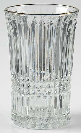 Facets Copper Highball Glass
