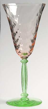 15024-Pink-Green (Festoon Optic) by Tiffin-Franciscan