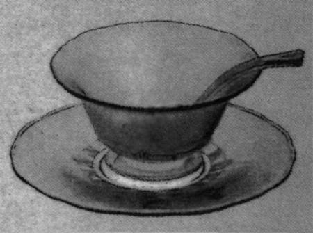15361 Mayonnaise Bowl, Underplate and Ladle