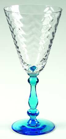 TIF42 Blue Herringbone Optic by Tiffin-Franciscan