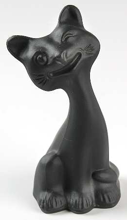 Animals & Figurines #9446 Black Grotesque Cat