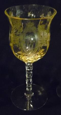 La Fleure Yellow (Stem 15063) Cordial Glass