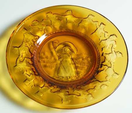 Nursery Rhyme Amber Child's Plate