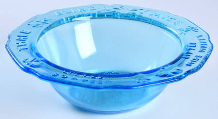 Nursery Rhyme Blue Child's Bowl