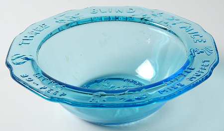 Nursery Rhyme Blue Cereal Bowl