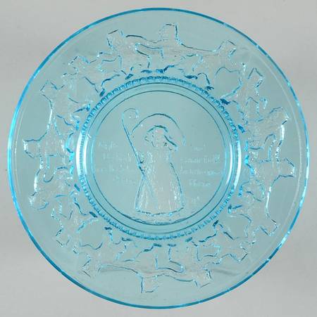 Nursery Rhyme Blue Child's Plate