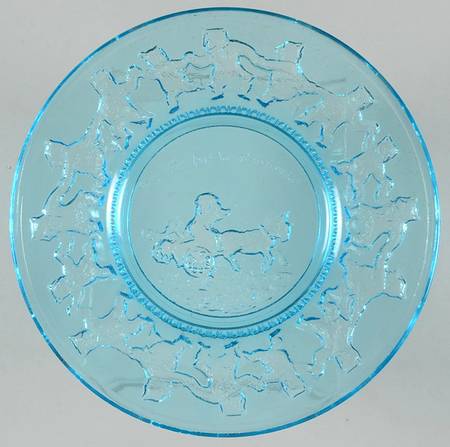 Nursery Rhyme Blue Child's Plate